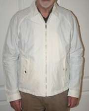 Sergio Tacchini Vintage Cool White Jacket Mens Medium