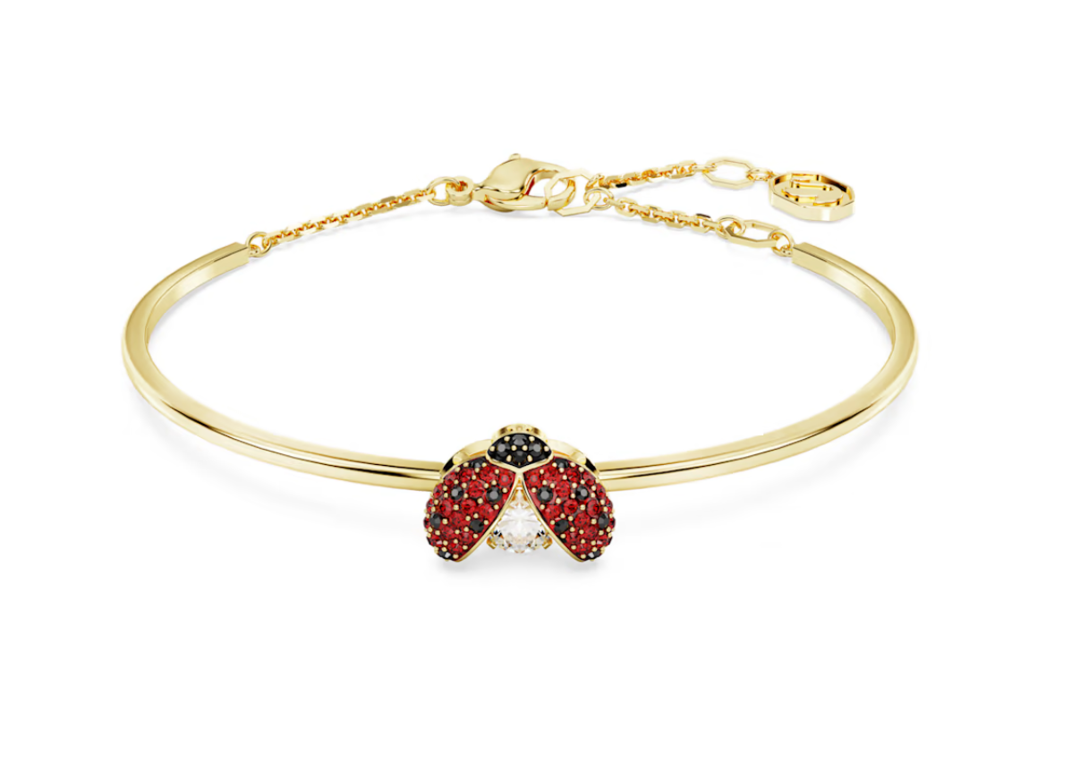 Swarovski 5670057 Bracciale rigido Idyllia Coccinella Rosso Swarovski 5670057 Bracciale rigido Idyllia Coccinella Rosso