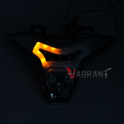 Integrated LED Tail Light Turn Signal For Kawasaki Z 1000 /NINJA ZX-10R Z400 - Picture 5 of 7