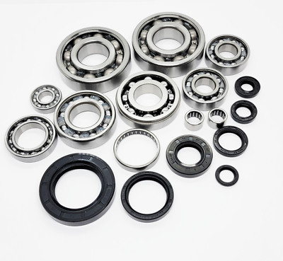 CR250R Engine Crank Shaft & Transmission Bearings & Seals Kit 88-91