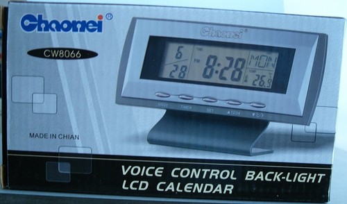 Station météo Baromètre Horloge Réveil Calendrier de Haute précision