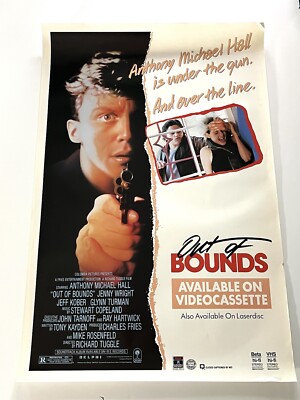Vintage 1980 s Out of Bounds One Sheet Promotional Movie Poster 27x41 VG-EX