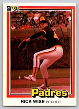 1981 Donruss - #3 Rick Wise