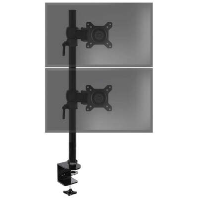 Duronic DM35V2X1 Monitorarm Vertikal 2-fach Höhenverstellbar bis 27'' Zoll
