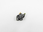 Vtg Small Carved Green Nephrite Jade Elephant Pendant (a13) — photo 2