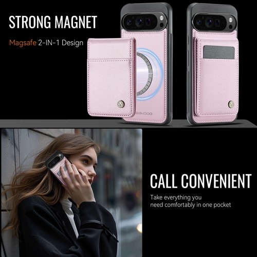 Detachable Wallet Magnetic Leather Stand Case For Google Pixel 9 Pro/9 Pro XL - Photo 38 sur 71