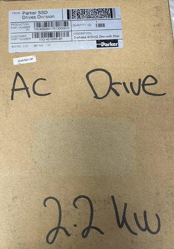 AC10 Series Parker Inverter Drive, 2.2kW, 3 Phase, 400 V ac,9.6A, 10G420065BF