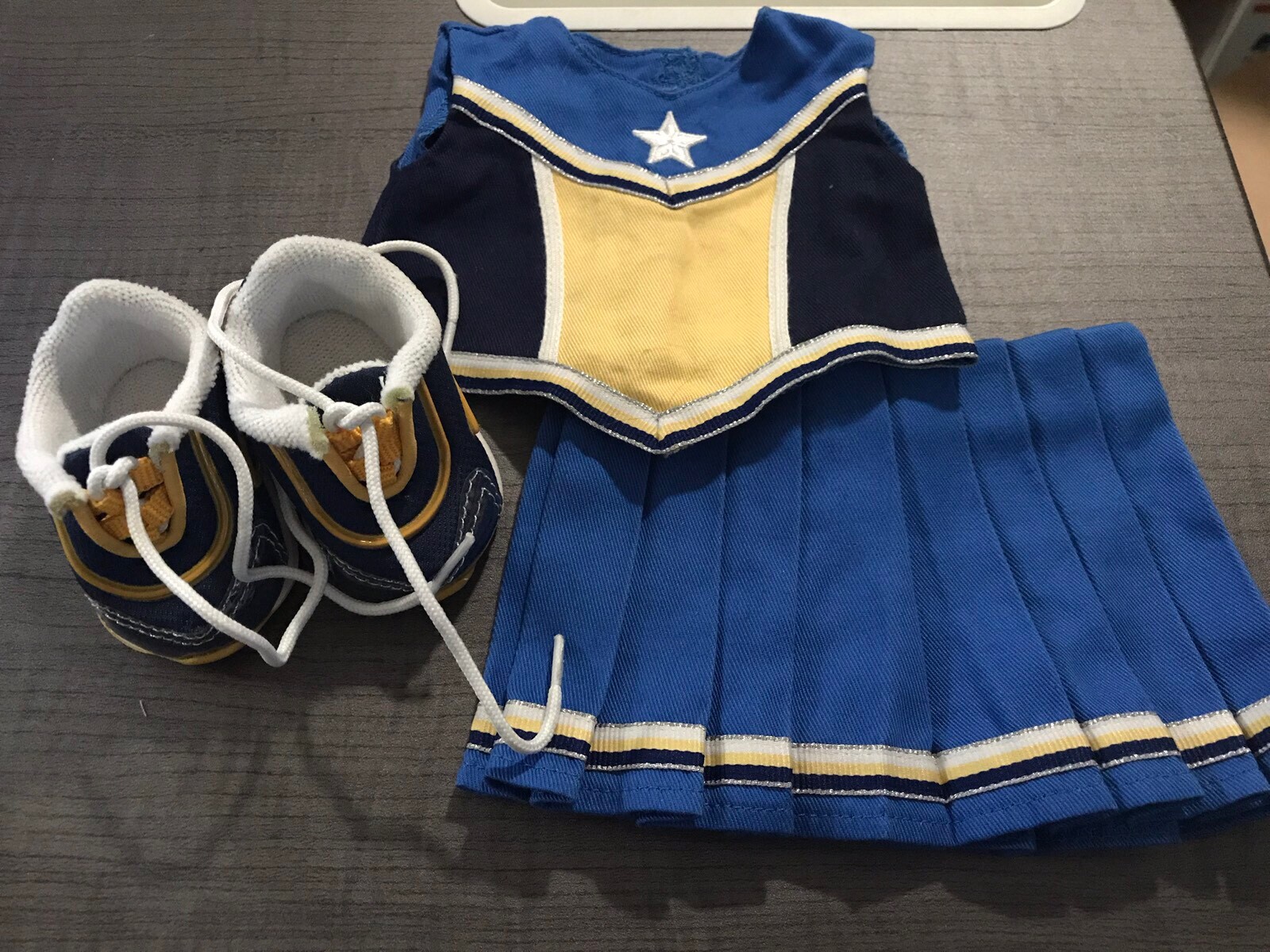 American Girl blue yellow Cheer cheerleader sneakers RETIRED eBay