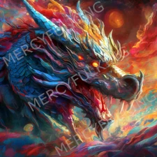 Dragon - Digital AI Art Image (4k HD) High Resolution Print Download
