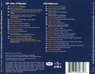 その他 Isles Of Wonder: Music For The Opening Ceremony Of The London 2012 Olympic Games [CD] Isles Of Wonder (Music For The Opening Ceremony Of The