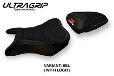 Housse De Siège Passager Moto Triboseat - Antidérapante, Compatible Suzuki GSXR1000 (2005-2016), Noir, Facile à Installer