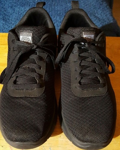 Skechers slip resistant sneakers black 