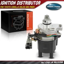 Ignition Distributor w/Cap & Rotor for Toyota Corolla 1990-1992 Celica Geo Prizm