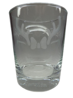 "Teelicht Glas Windlicht \"Rentierfrau\" GeäTzt Deko Handmade, Muttertag Trinkglas"