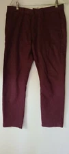 Dockers Men's Alpha @60 Slim Fit Chinos Wine Size 32/28