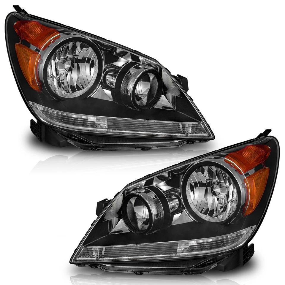 WEELMOTO Pair Headlights For 2005-2007 Honda Odyssey Headlamps With Bulbs Foto 2 de 2