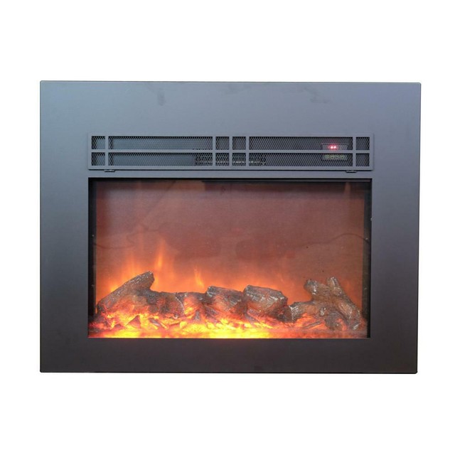 Electric Fireplace 120-Volt Realistic Flame Full Metal ...