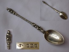  English Victorian Antique Sterling Silver Apostle Spoon St James Great 1897