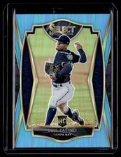 2021 Panini Select Carolina Blue Prizm Luis Patino RC 28/35 Tampa Bay Rays #195