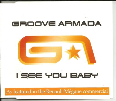 GROOVE ARMADA I See you baby FATBOY SLIM EDIT w/ 2 UNRELEASED CD Single SEALED