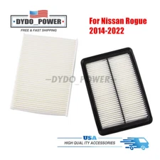 COMBO Air Filter + Cabin Filter Set for 2014-22 Nissan Rogue SL S SV 2.5L l4