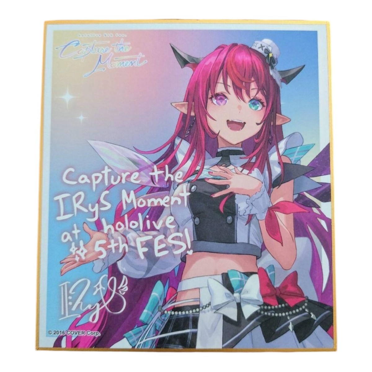 IRyS Hololive Super Expo 2024 Shikishi Paper Board & Instax Card