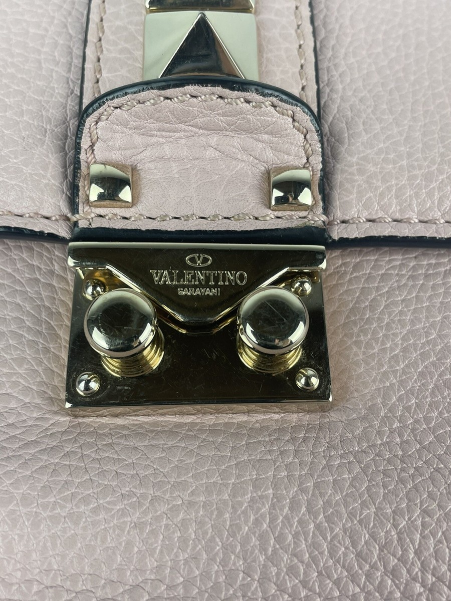 VALENTINO - Glam Lock Shoulder Bag レザー ショルダーバッグ Valentino Glam Lock Shoulder Bag - Luxe Du Jour