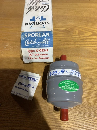 Catch-All Filter Drier 1/4" ODF Solder C-052-S