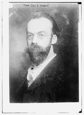 Prof. George D. Herron c1900 Large Old Photo