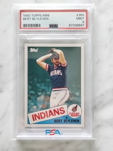 Bert Blyleven #355 1985 Topps Mini card