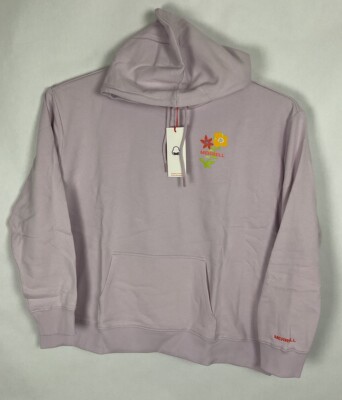 Womens MERRELL Hoodie Sz XXL Floral Fleece Sweatshirt Orchid Hush New