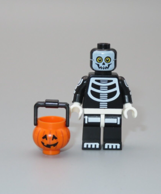 LEGO Skeleton costume pumpkin Collectible series 14 monster minifigure  Halloween