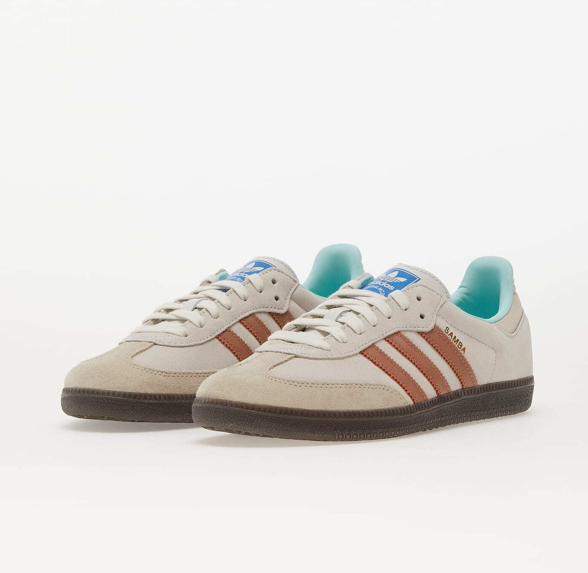 Adidas Originals Samba OG Crystal White Clay Strata ID Shoes Sneakers