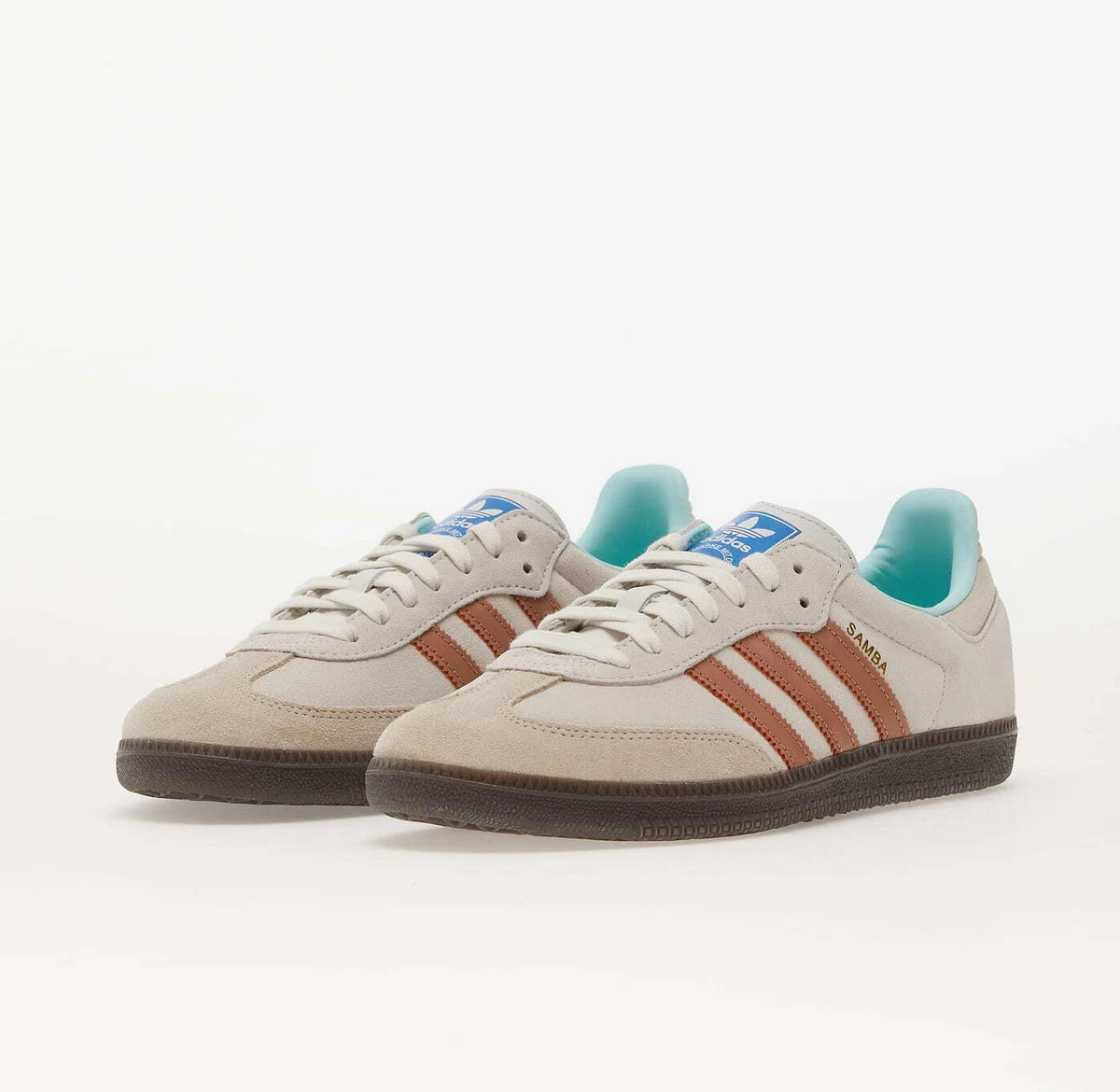 Reclamación Metropolitano habla Adidas Originals Samba OG Crystal White Clay Strata ID2047 Shoes Sneakers |  eBay