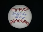 KERRY WOOD SIGNED OFFICIAL OMLB BASEBALL INSCRIBED "20 K 5-6-98 1998 NL ROY" BAS