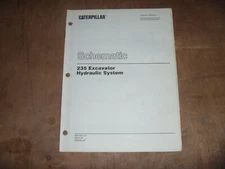 CAT Caterpillar 235 Excavator Hydraulic System Schematic Diagram 32K1301-UP xz