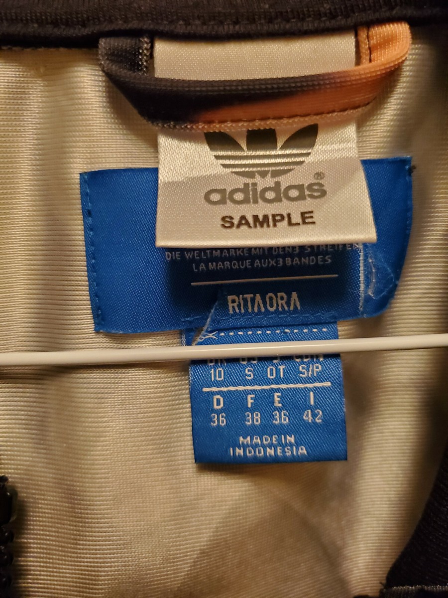 Adidas Rita Ora Cut Out Trapeze Track Limited Sample Jacket Adidas Rita Ora Cut Out Trapeze Track Limited Sample Jacket