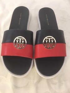 tommy hilfiger platform slides