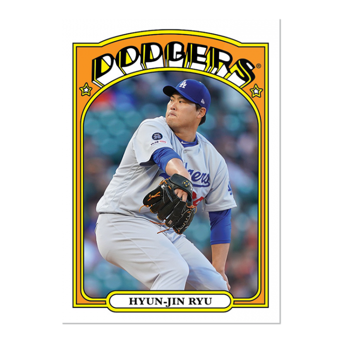 2019 TOPPS TBT SET 23 #136 HYUN-JIN RYU - 1972 BASEBALL DESIGN | eBay