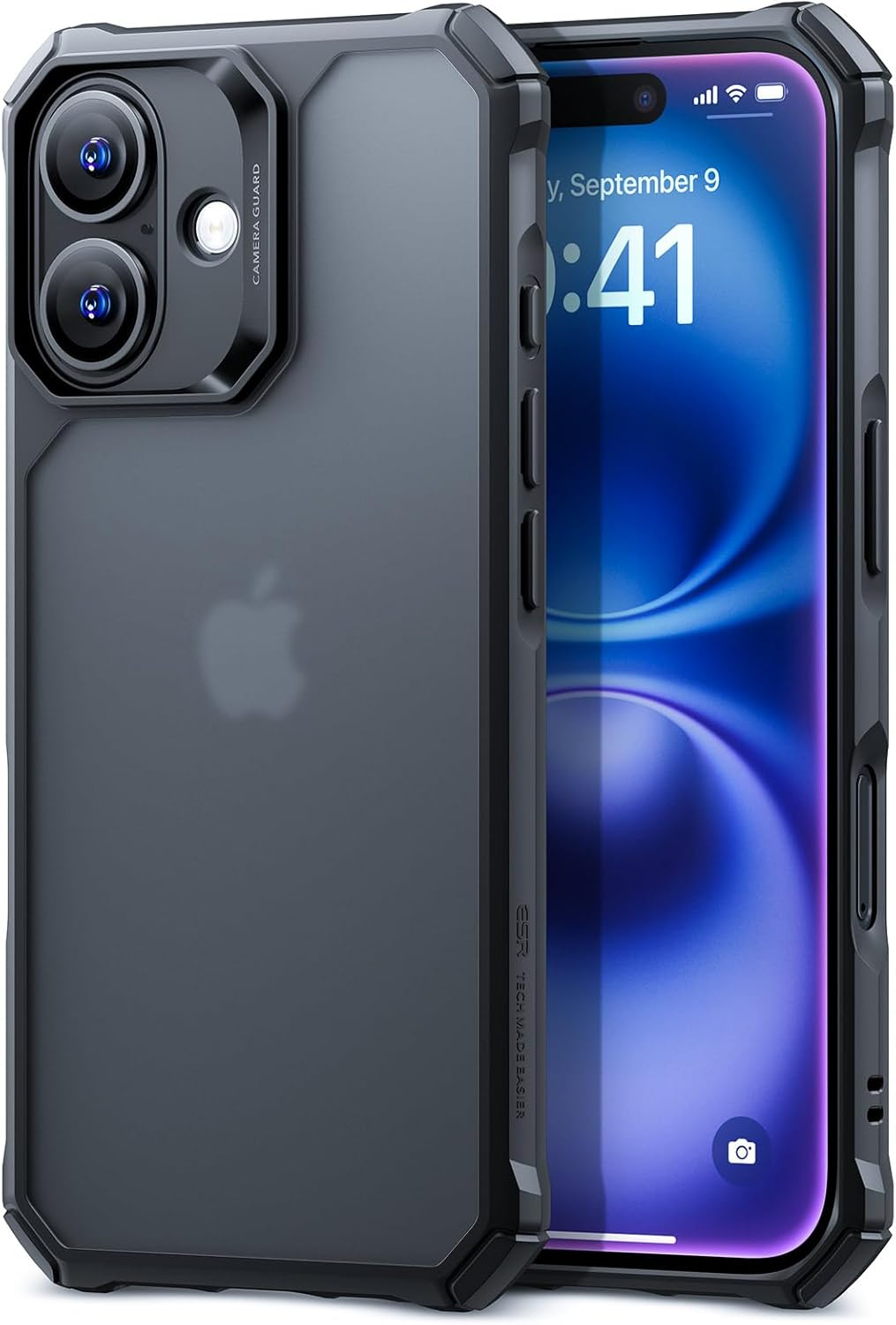 for Iphone 16 Case, Military-Grade Protection, Shockproof Air Guard Corners, Yel