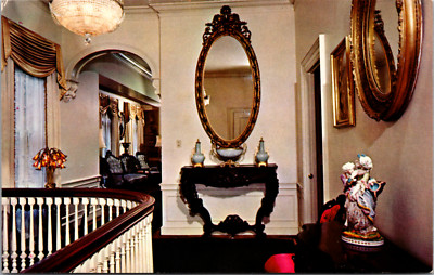 Upstairs Hall Bellingrath Home Mobile Alabama Vintage Postcard