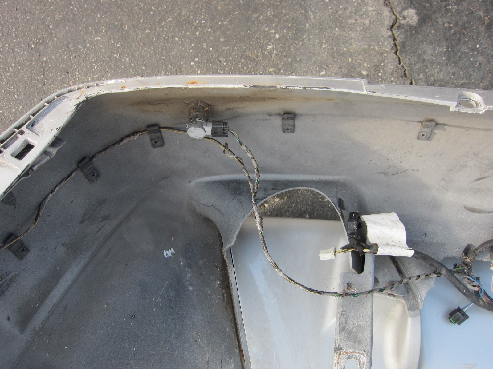 Maserati 4200 Used OEM Silver Cambiocorsa Rear Bumper Part# 980001070