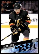 2020-21 Upper Deck Young Guns Reid Duke Rookie Vegas Golden Knights #202