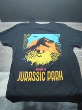 Jurassic Park World Shirt Mens L Big Logo T-Rex Dinosaurs