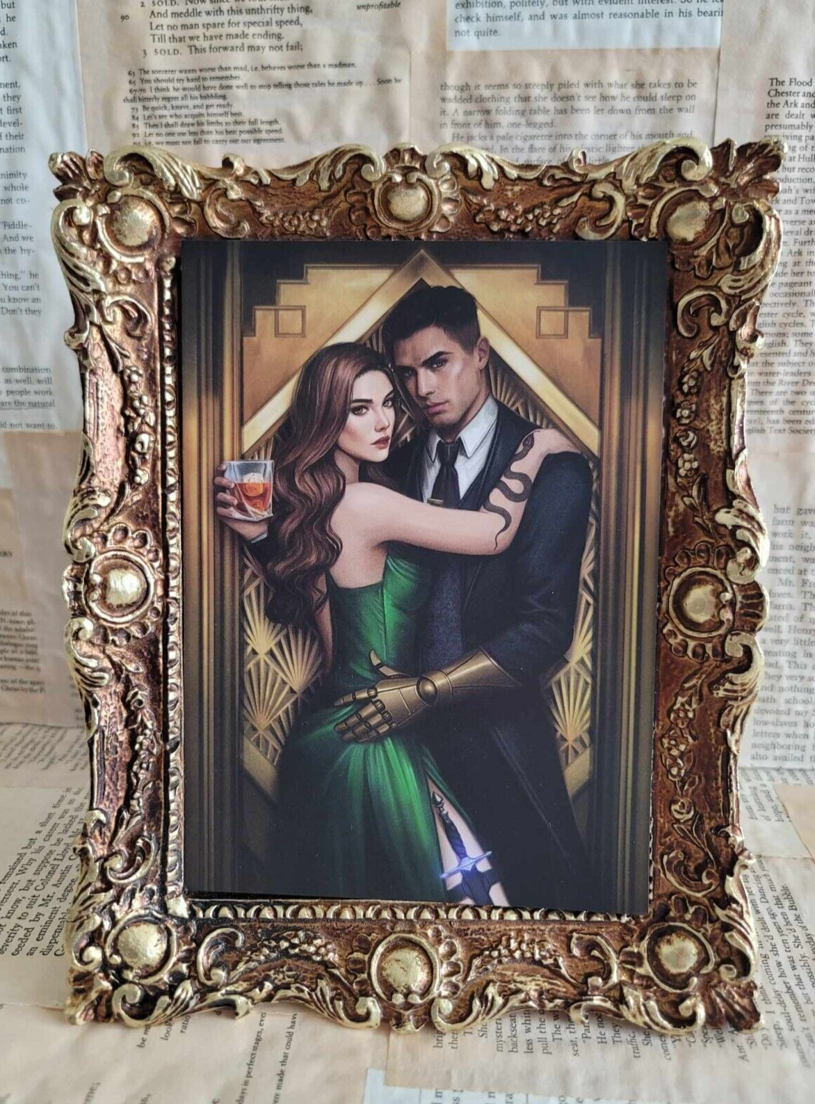 House of Bane and Blood Inspired: Camilla and Nicolai Art Print - Bookish Box