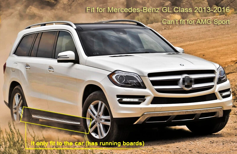 Guardabarros guardabarros guardabarros guardabarros 4 piezas para Mercedes-Benz Clase GL 2013-2016 Foto 2 de 4