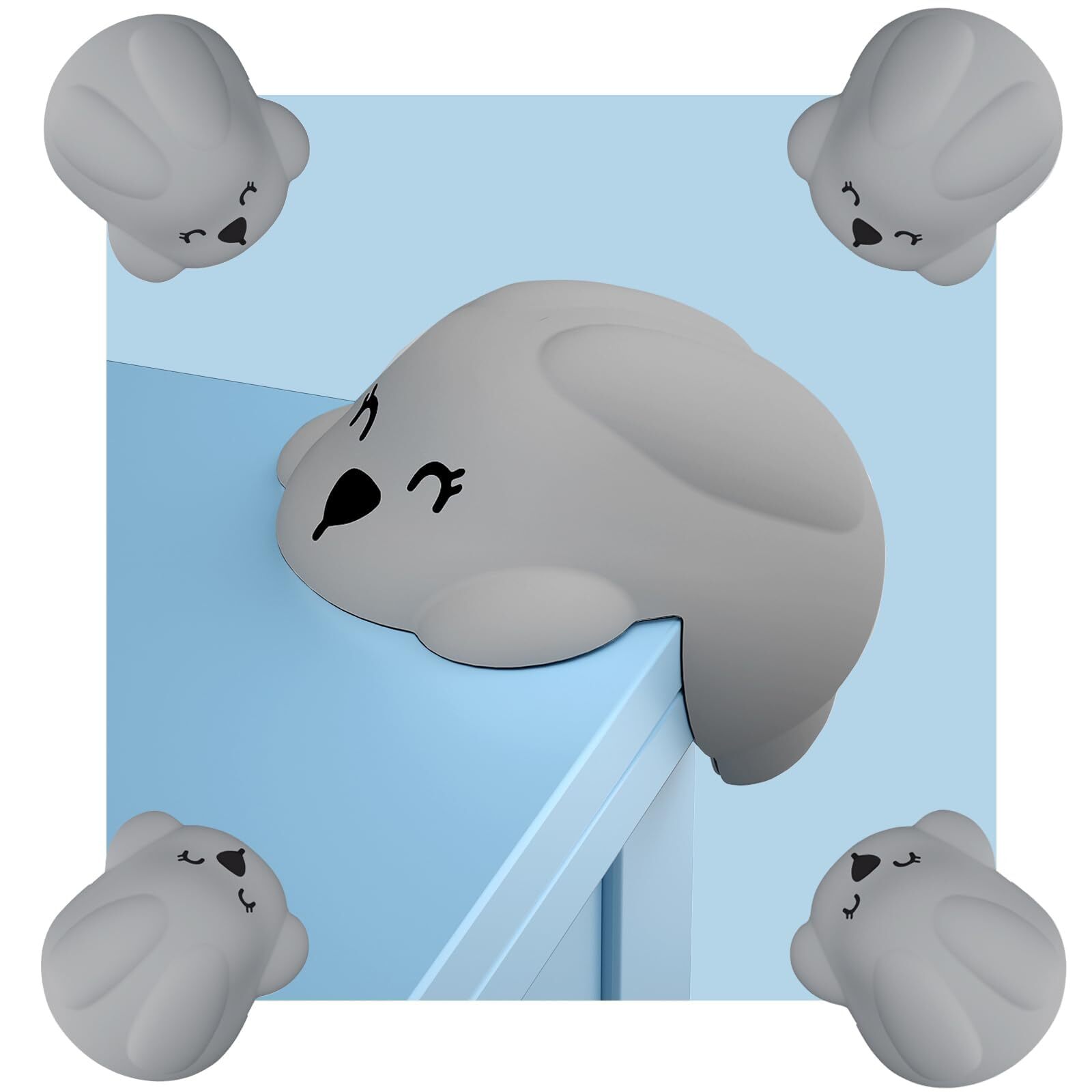 100% Silicone Corner Protector Baby, Cartoon Corner Protectors, Baby Proof Co...