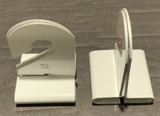 Two Pairs Suspended Aluminum Drop Ceiling Hooks White New
