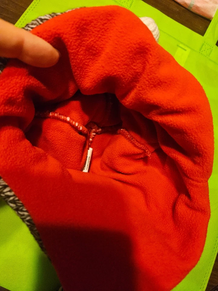 Винтажный вид Beanie носок обезьяны глаза бутик крышка детей зимние OSFA галстуки EUC B3☆ - Изображение 3 из 3