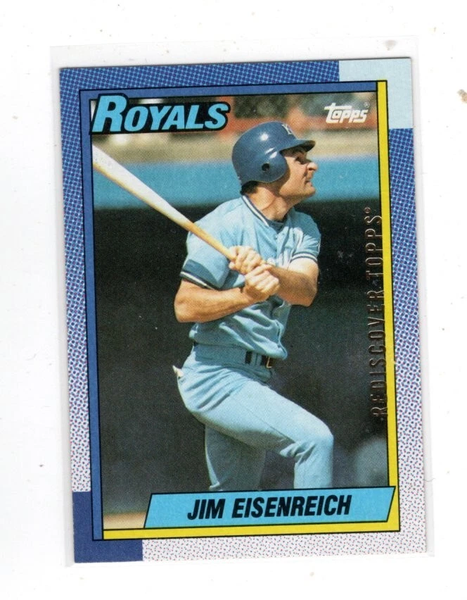 2017 Topps Rediscover Topps Gold Buyback 1990 Jim Eisenreich Card #246